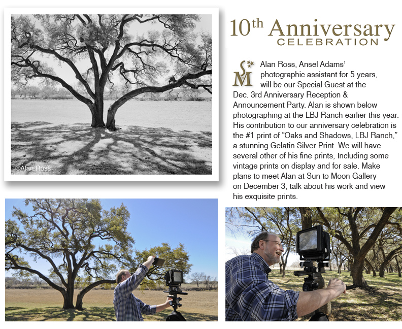 Alan Ross #1 print of "Oaks and Shadows, LBJ Ranch"